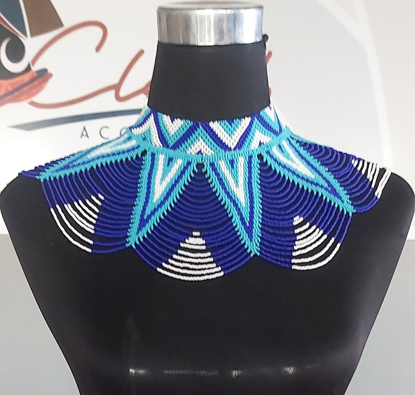 Peacock Neckpiece Medium