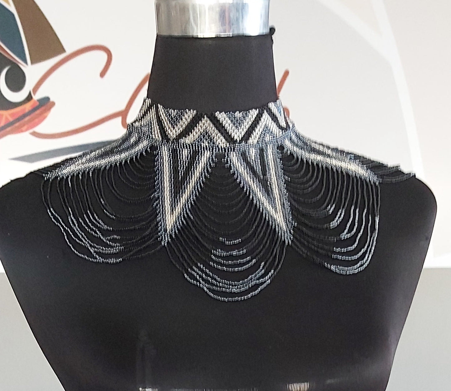 Peacock Neckpiece Medium
