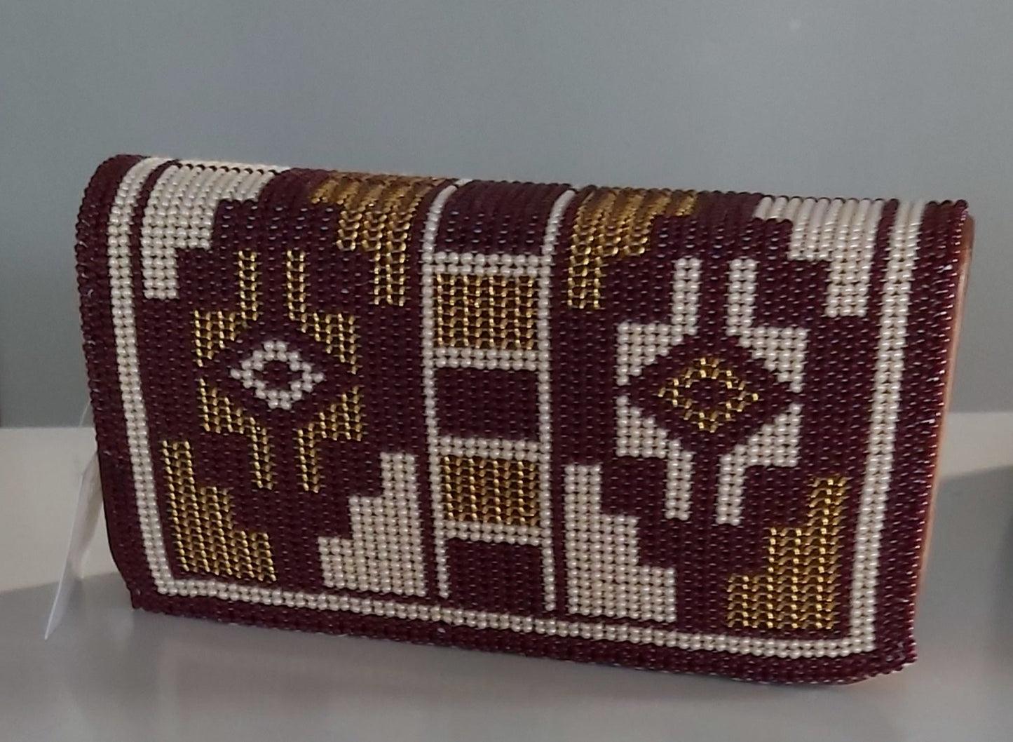 Beaded Wallet (Ndebele pattern)