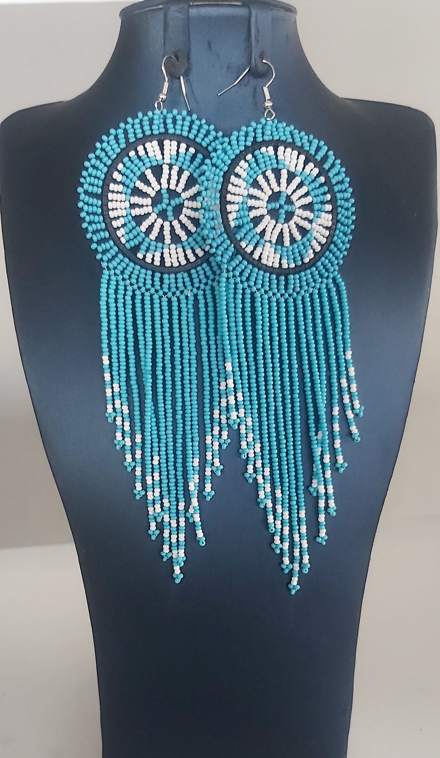 Zulu Circle Tassel Earrings