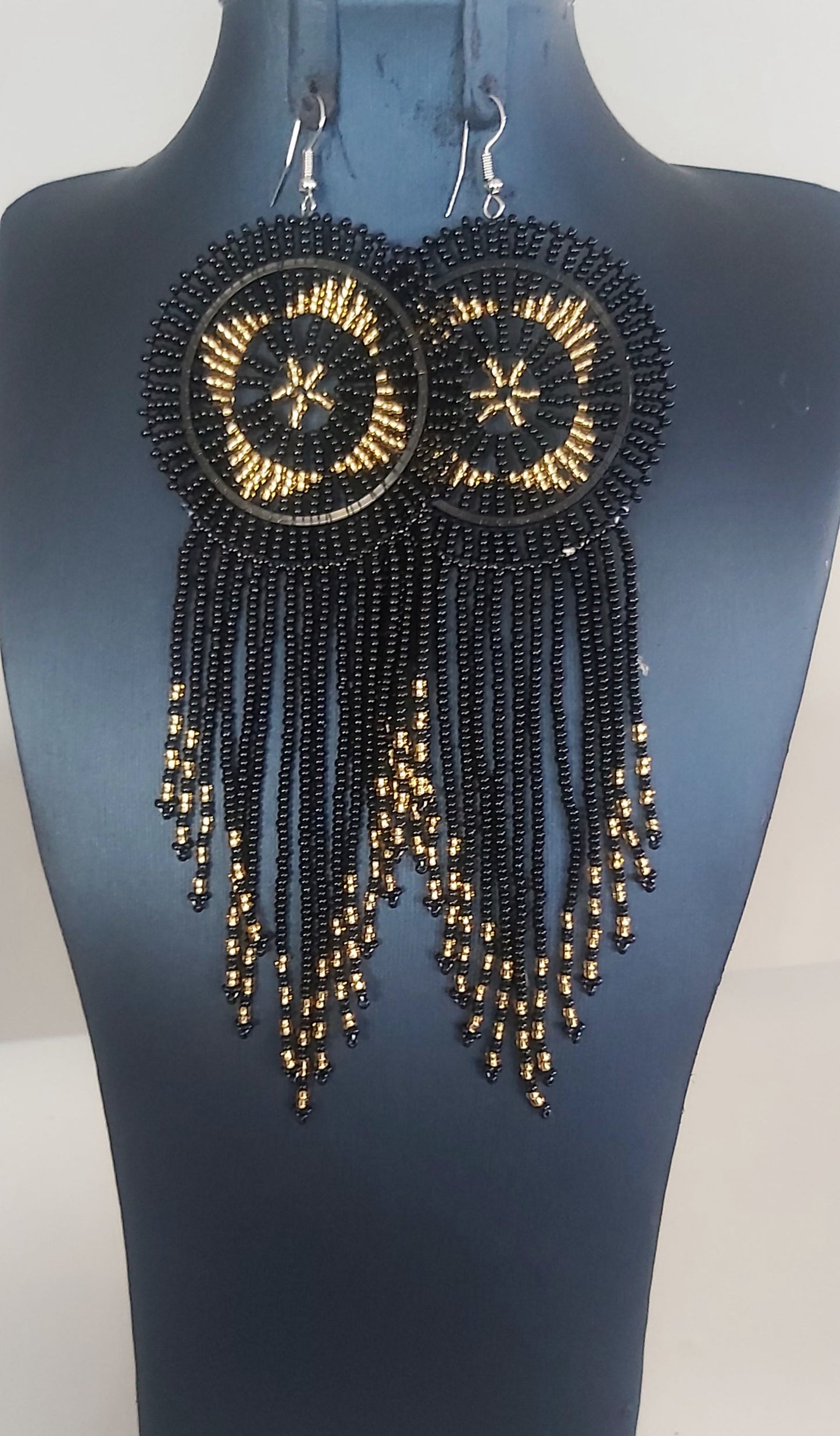 Zulu Circle Tassel Earrings