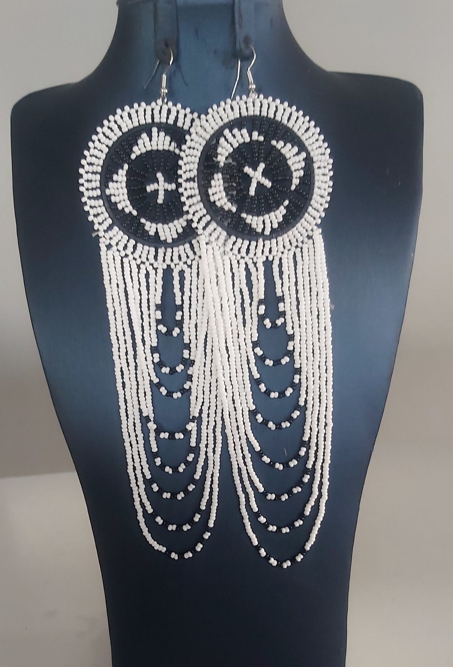 Zulu Circle Tassel Earrings