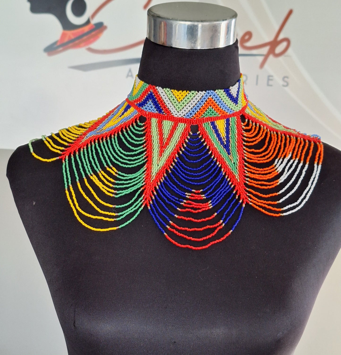 Peacock Neckpiece Medium