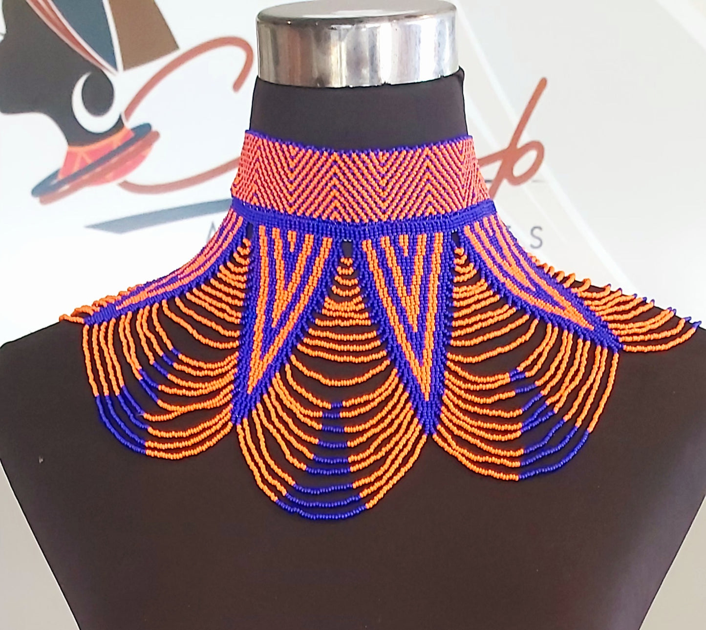 Peacock Neckpiece Medium