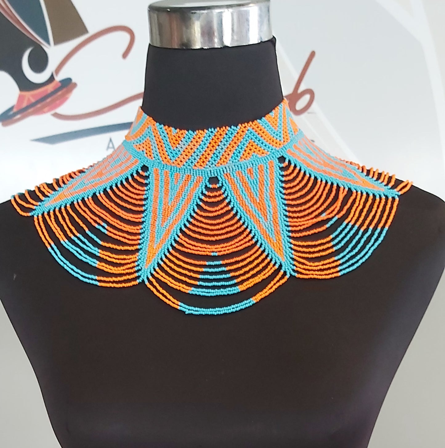 Peacock Neckpiece Medium