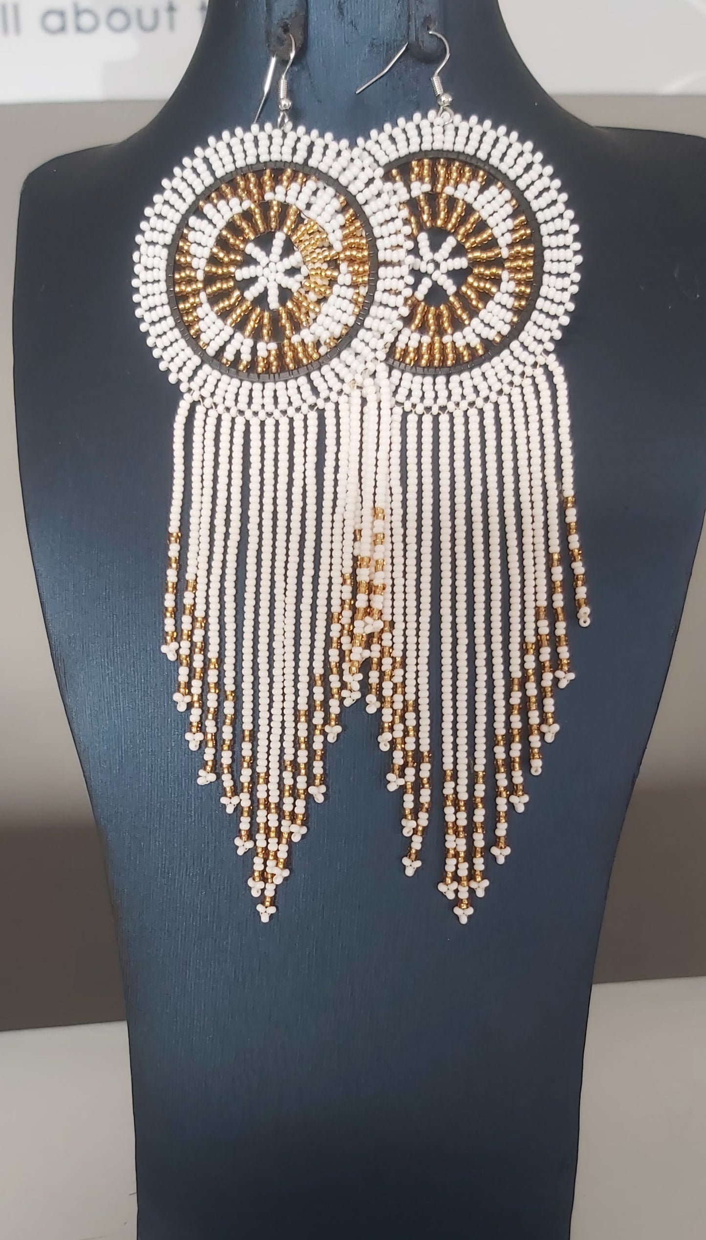 Zulu Circle Tassel Earrings