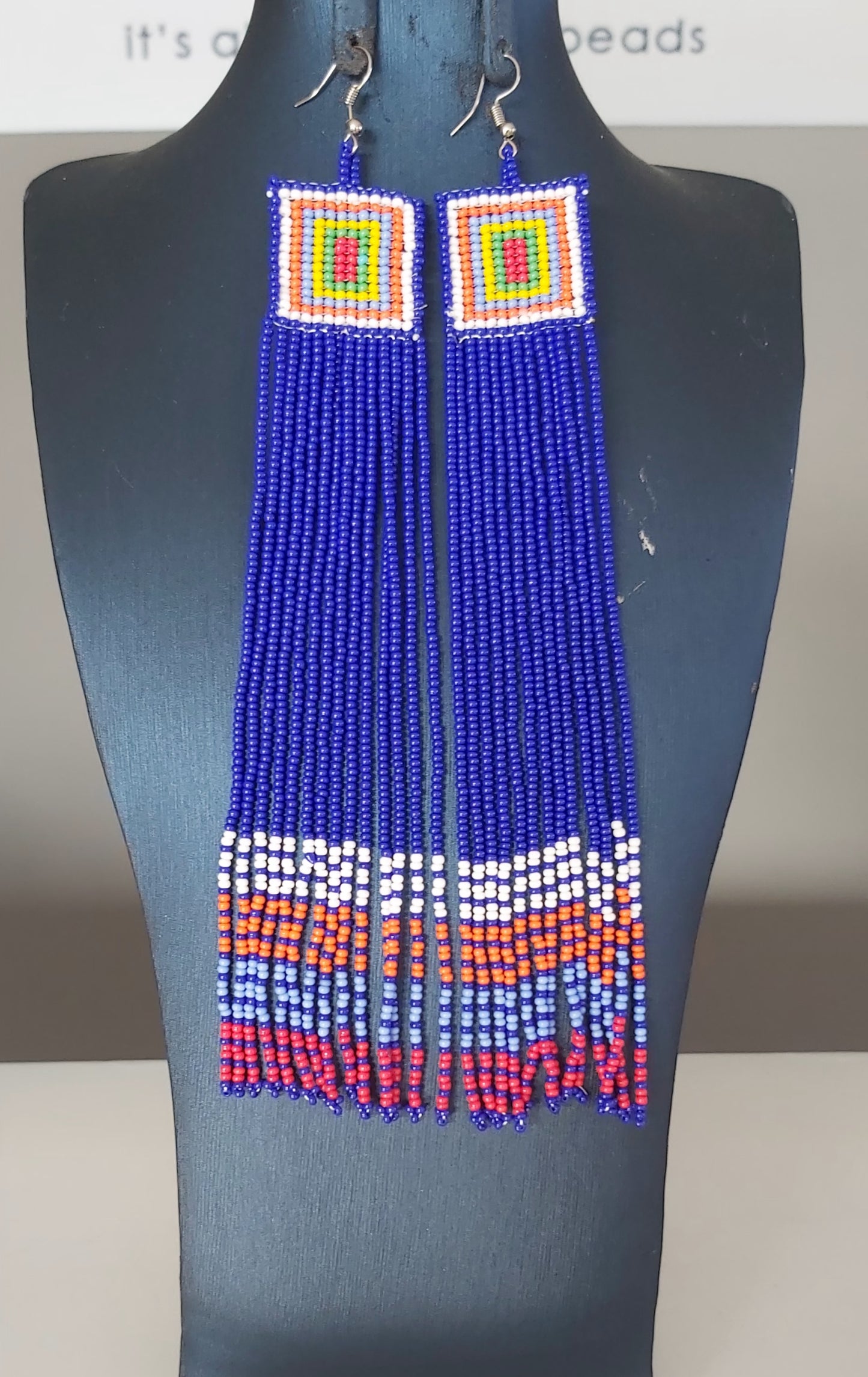 Square Tassel Earrings