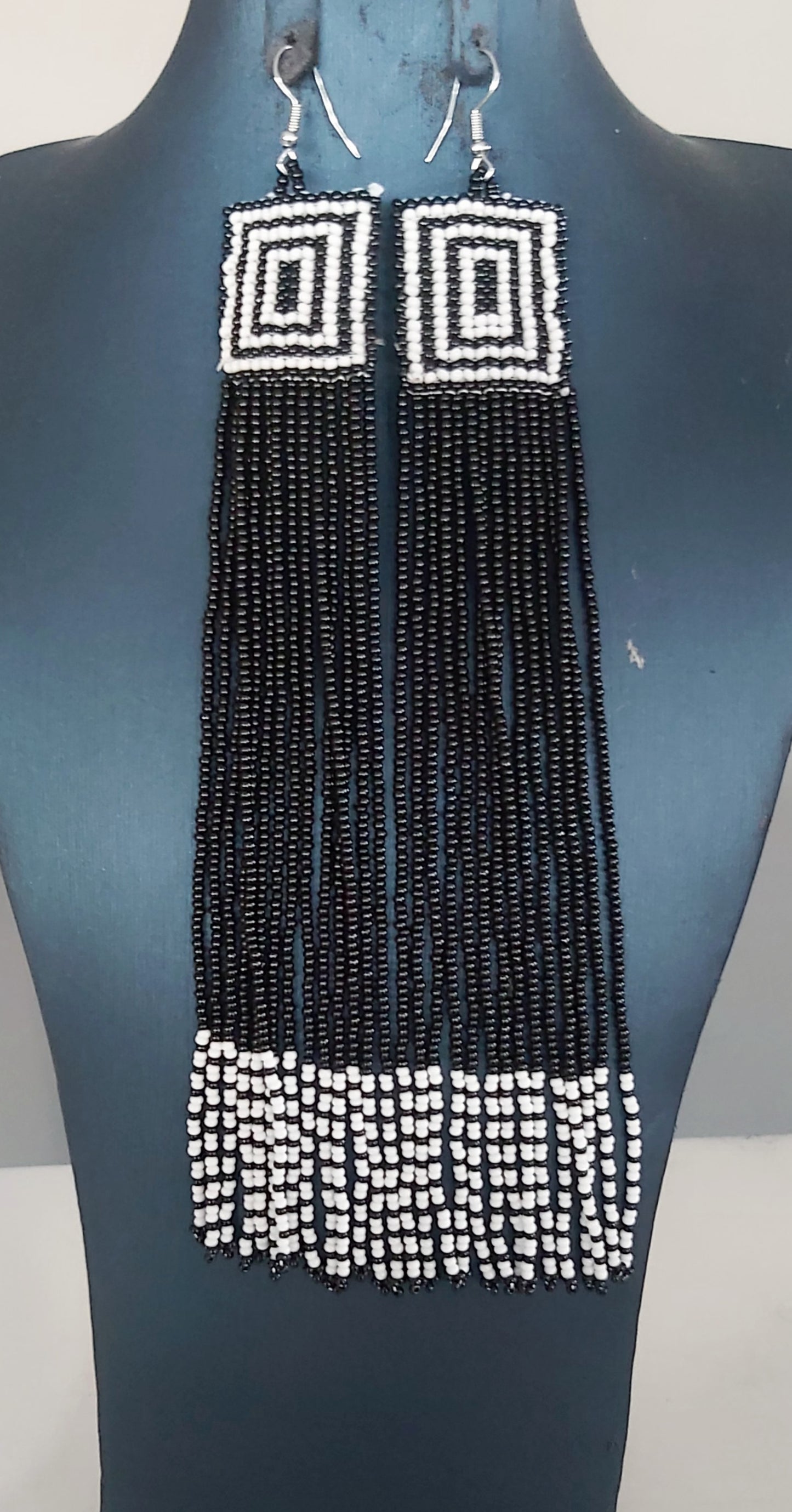 Square Tassel Earrings