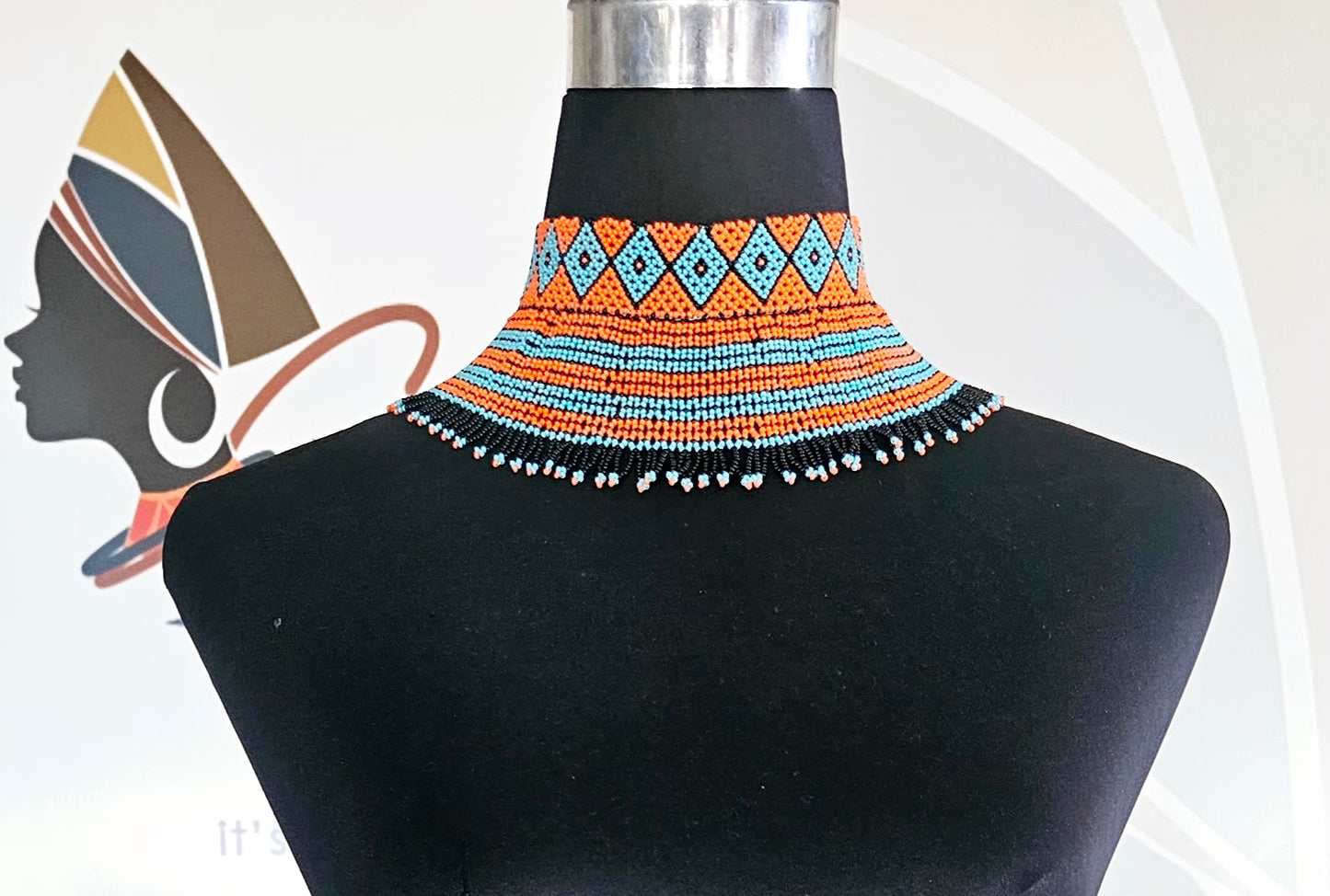 Lona Beaded Neckpiece