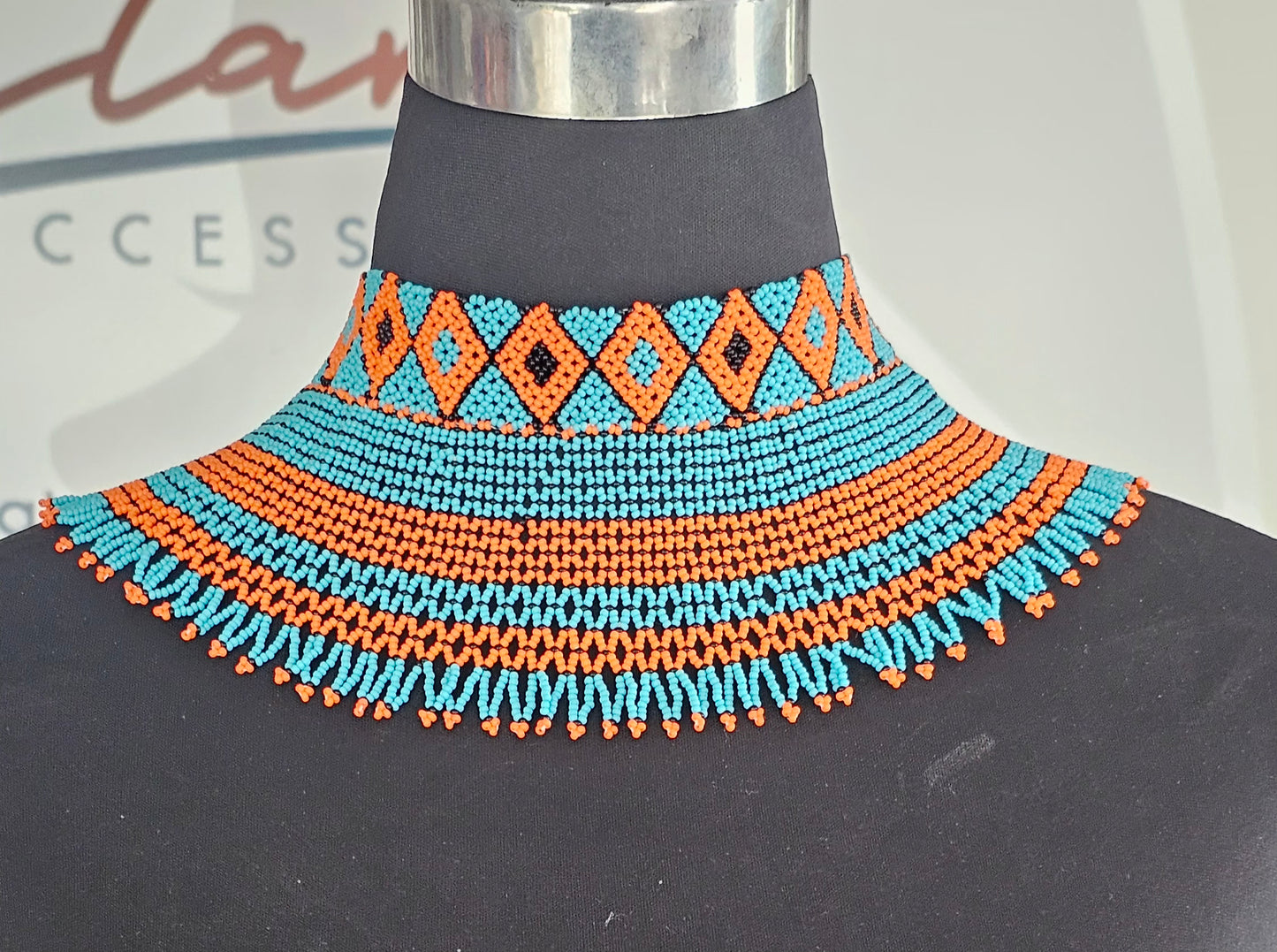 Lona Beaded Neckpiece