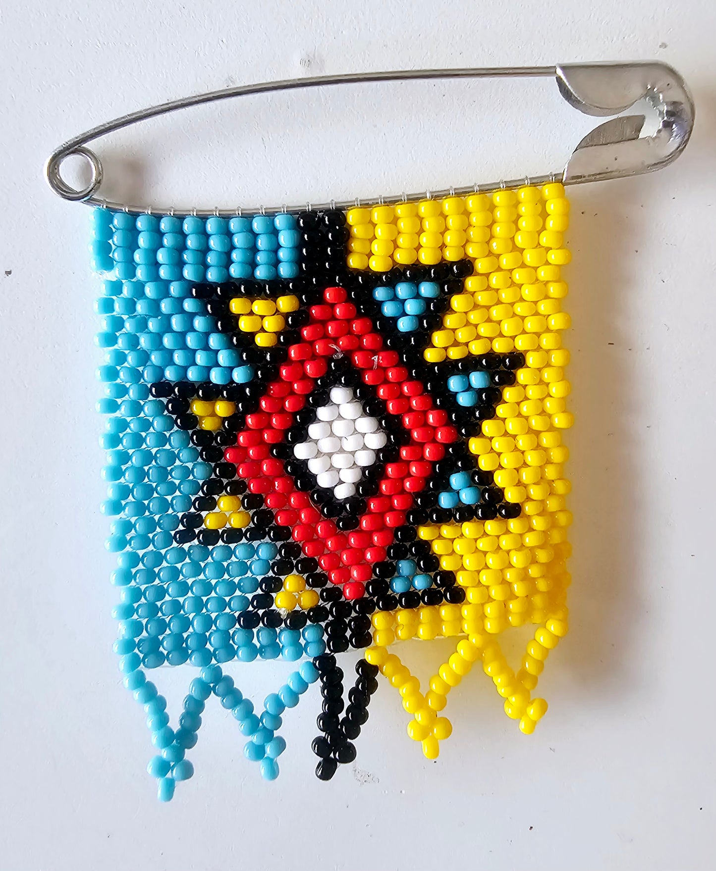 Beaded Safety pins