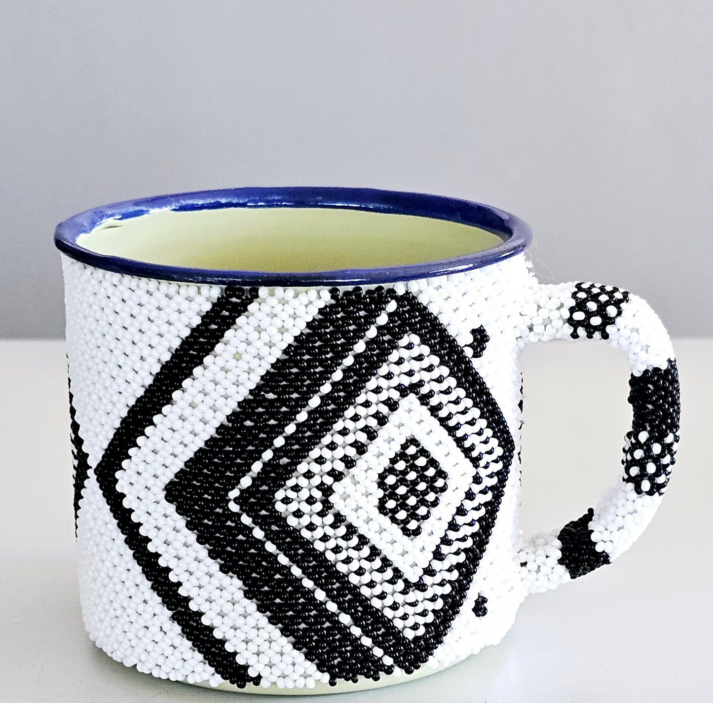 Beaded Enamel Mugs