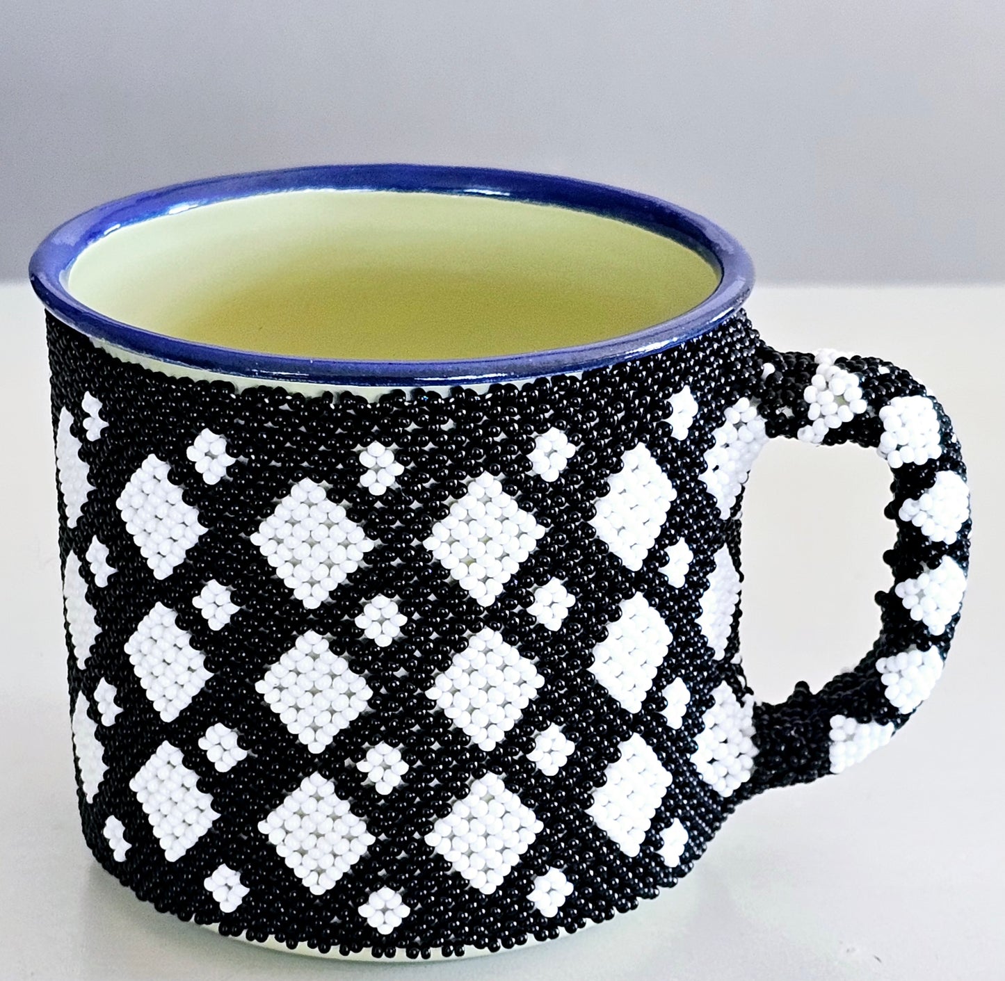 Beaded Enamel Mugs