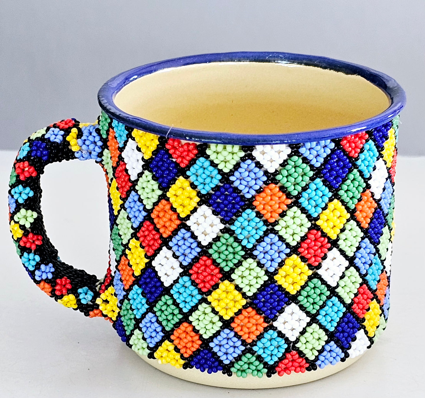 Beaded Enamel Mugs
