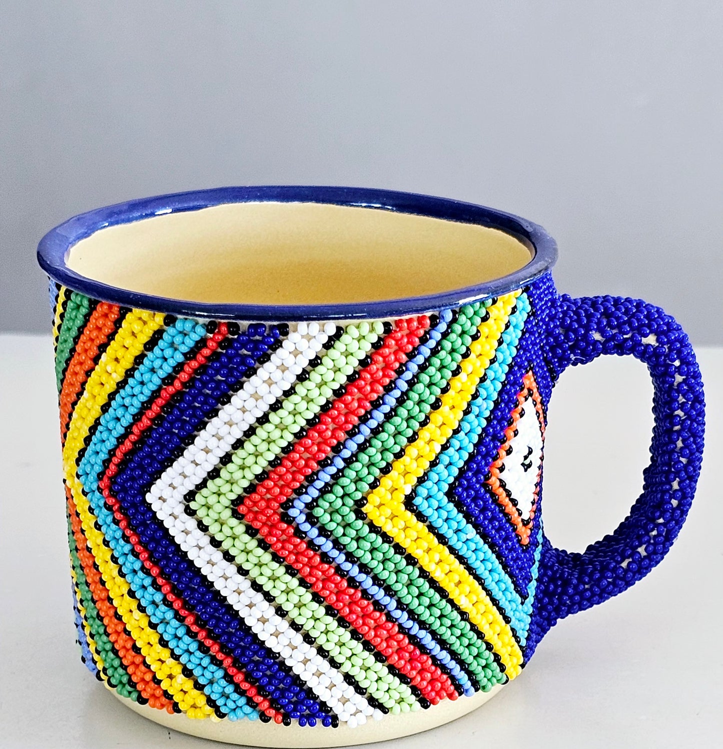 Beaded Enamel Mugs