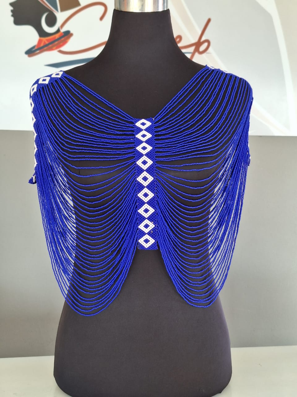 Beaded Body Piece 3/4