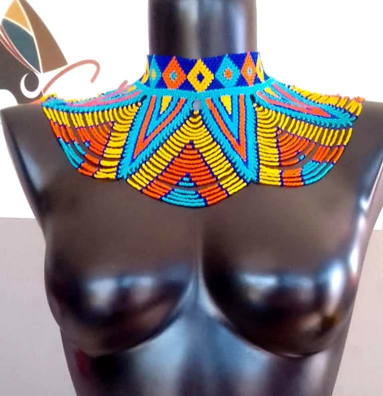 Peacock Neckpiece Medium