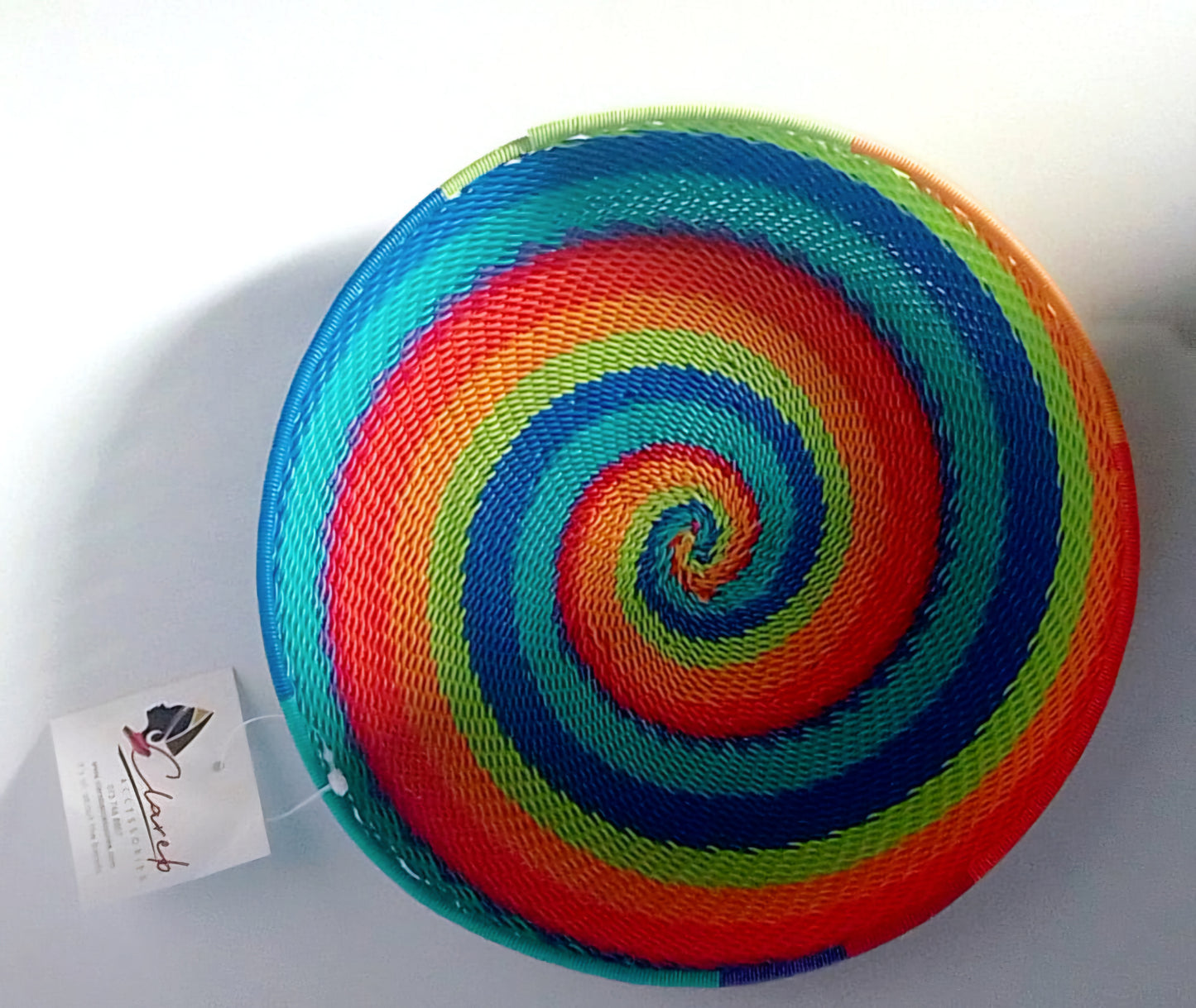Telephone Wire Round Trays 21.5cm