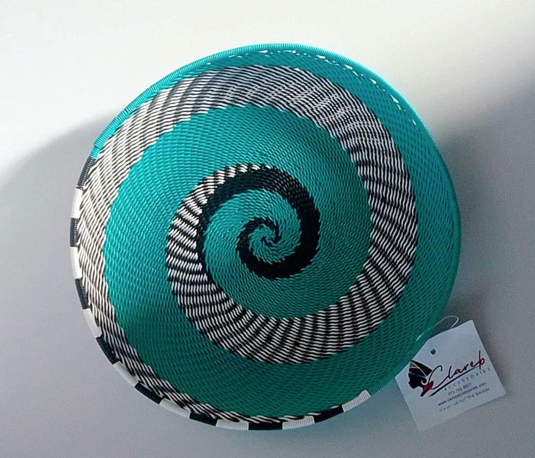 Telephone Wire Round Trays 21.5cm