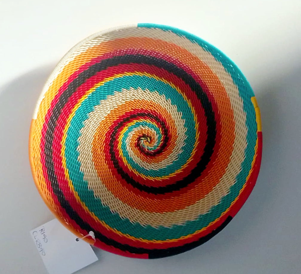 Telephone Wire Round Trays 21.5cm