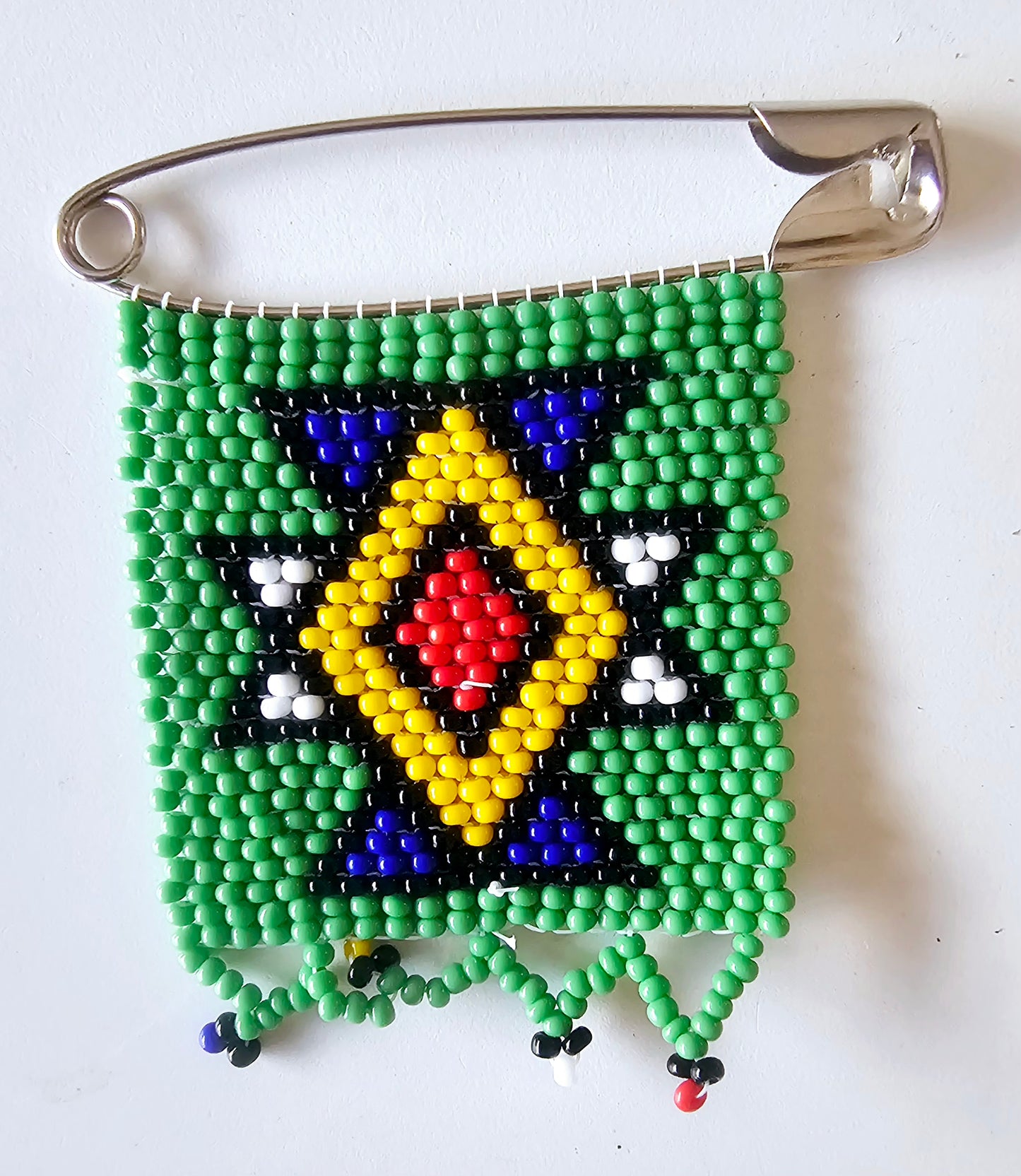 Beaded Safety pins