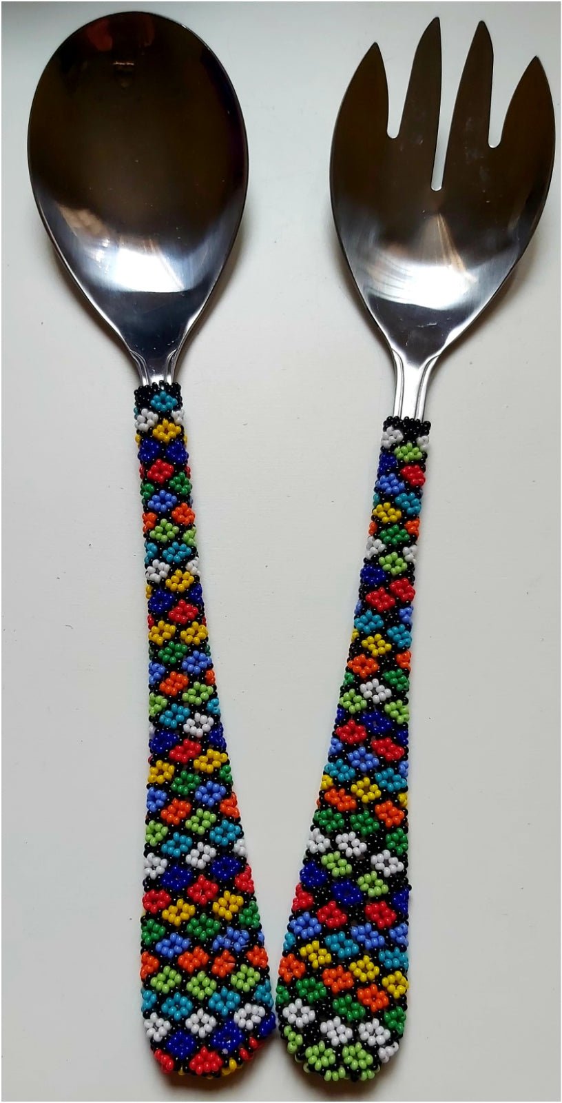 Beaded Salad Servers set (2)