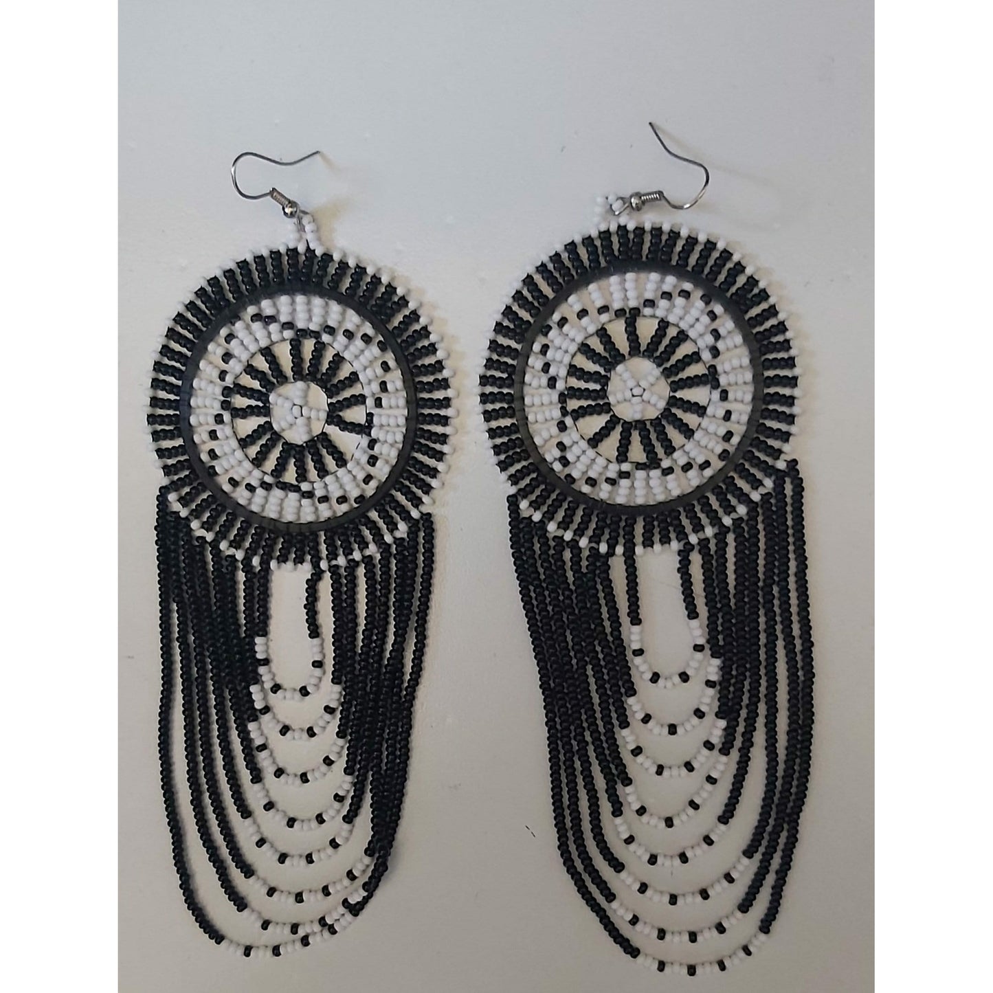 Zulu Circle Tassel Earrings