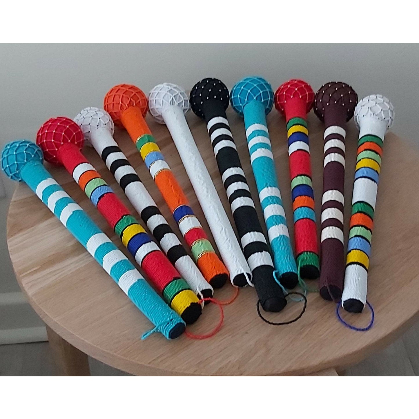 Beaded Knobkerrie - Intonga
