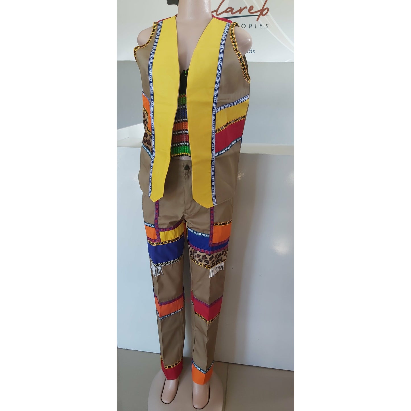 umBlaselo Zulu Mens Trouser and Waist coat set