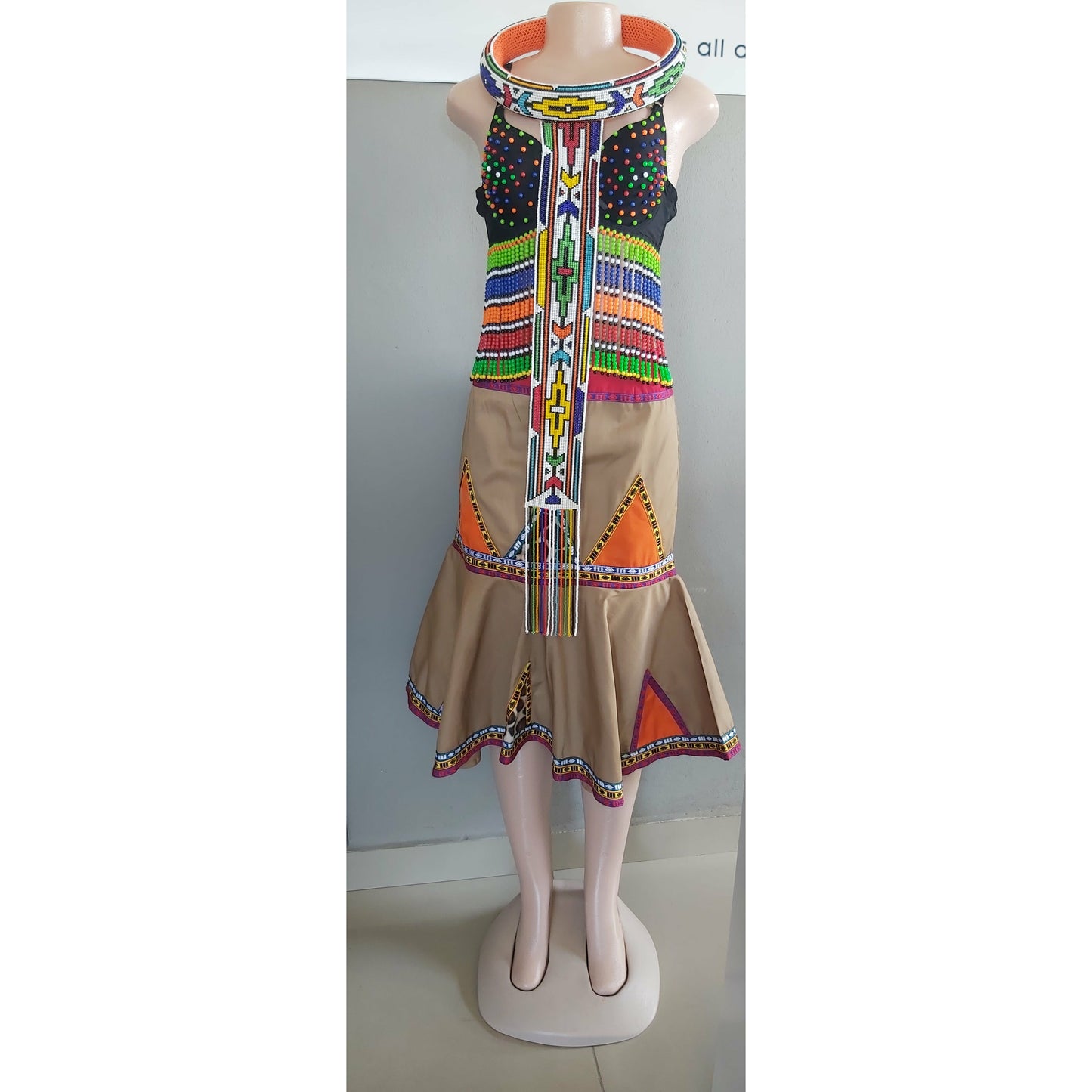 umBlaselo - Zulu Skirt and Waistcoat set