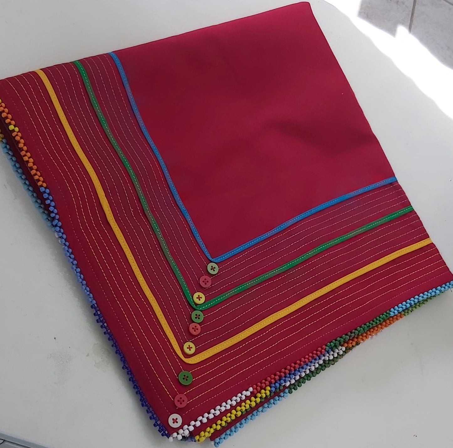 Beaded Doek Rectangle