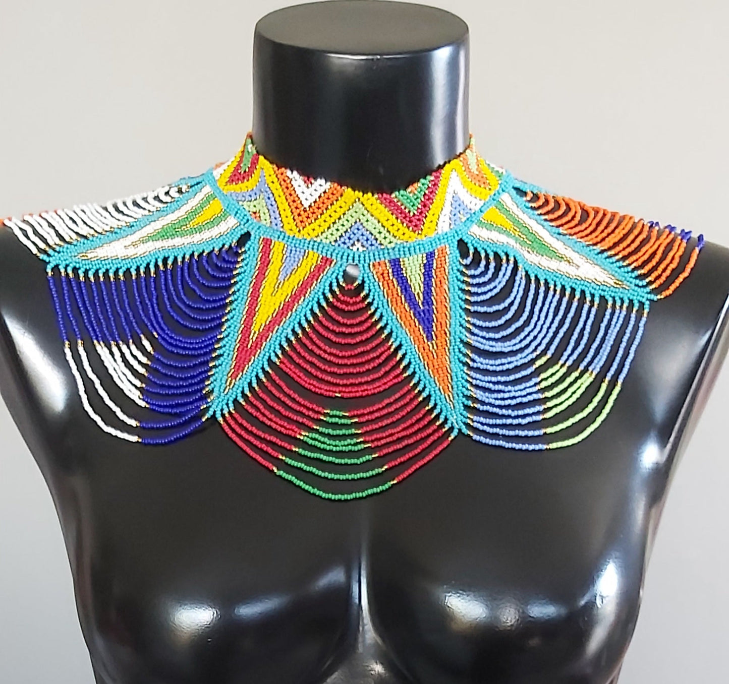 Peacock Neckpiece Medium