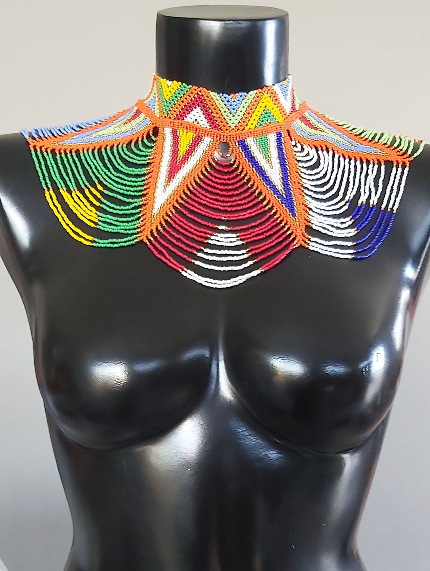 Peacock Neckpiece Medium