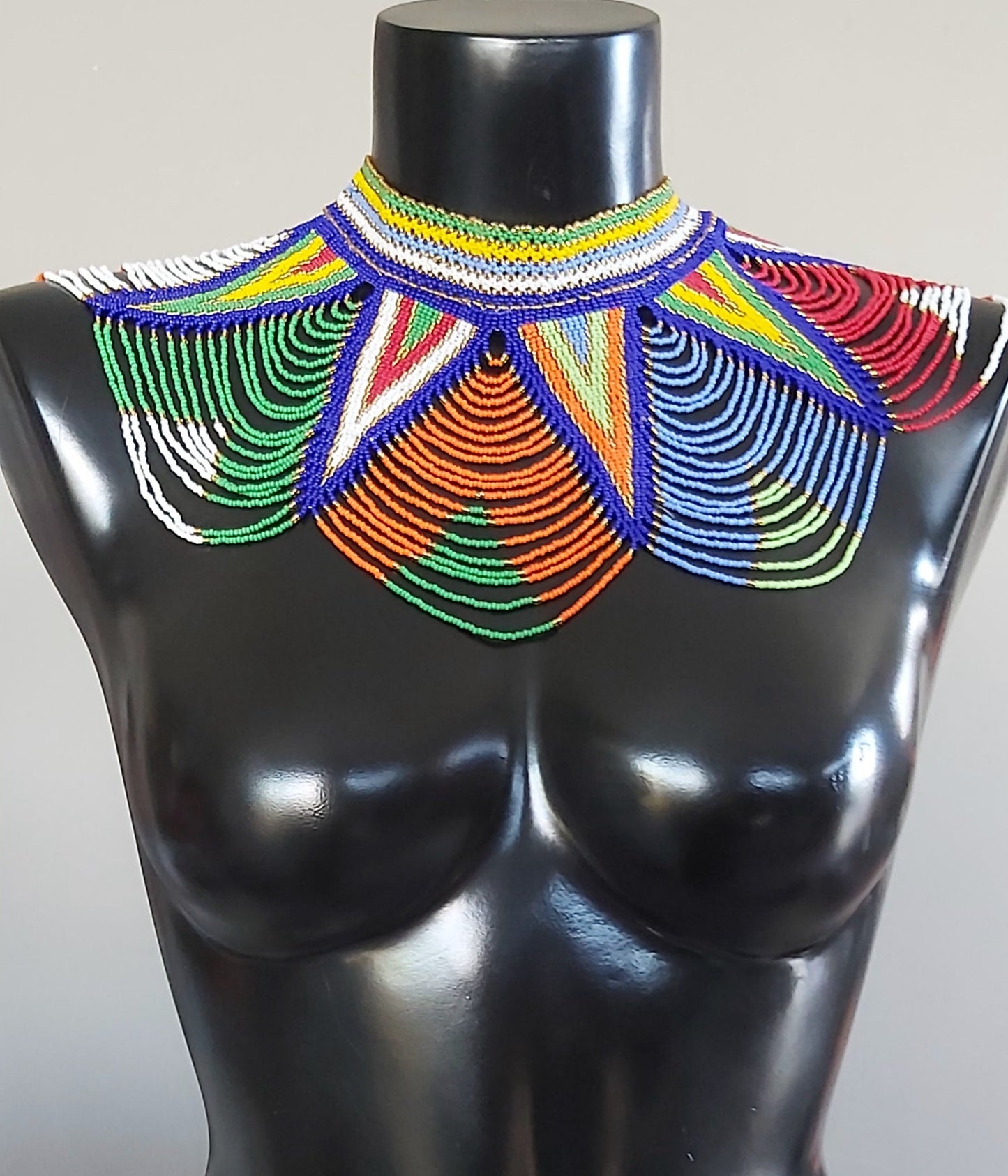 Peacock Neckpiece Medium