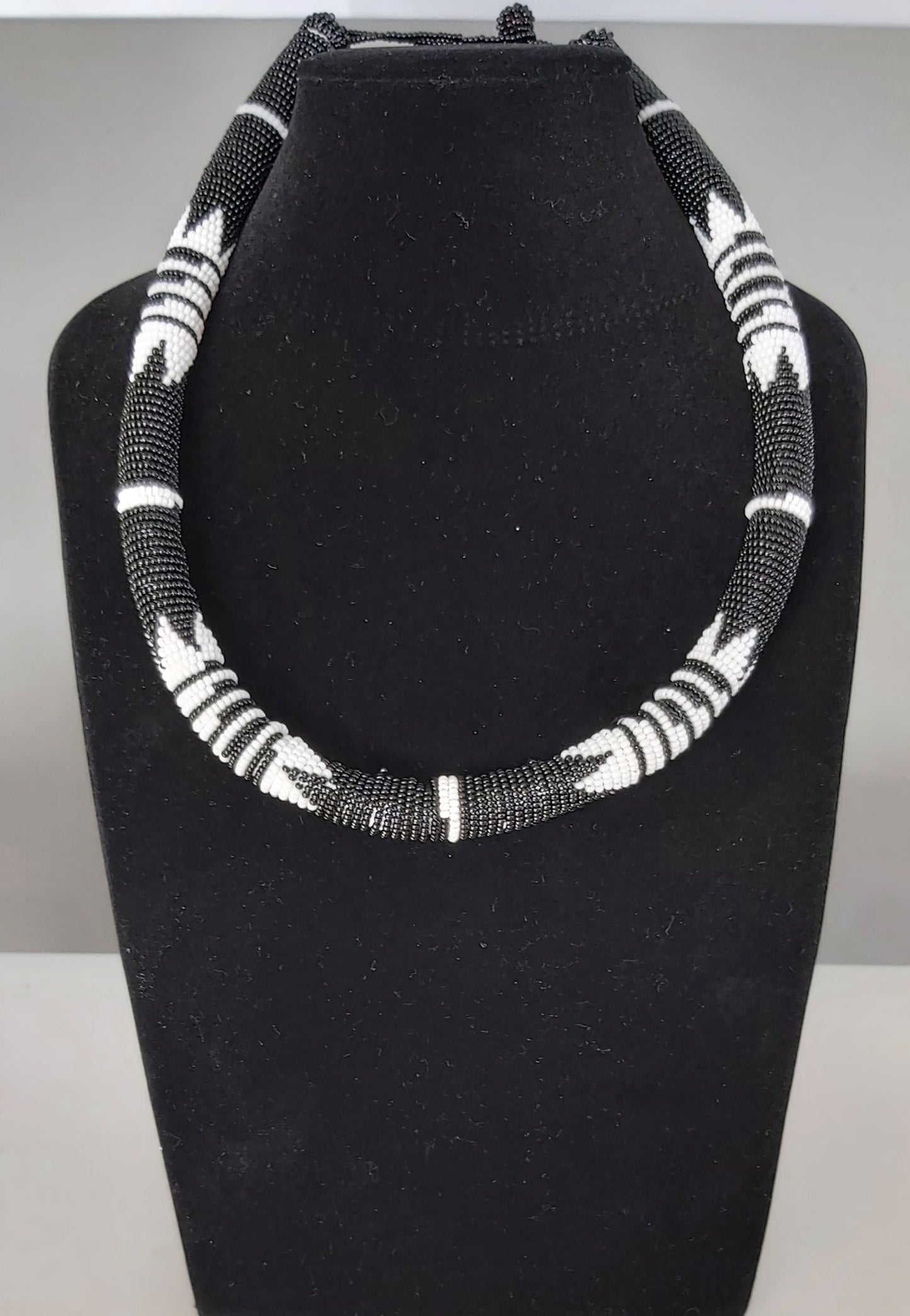 Zulu Beaded Thick Necklace