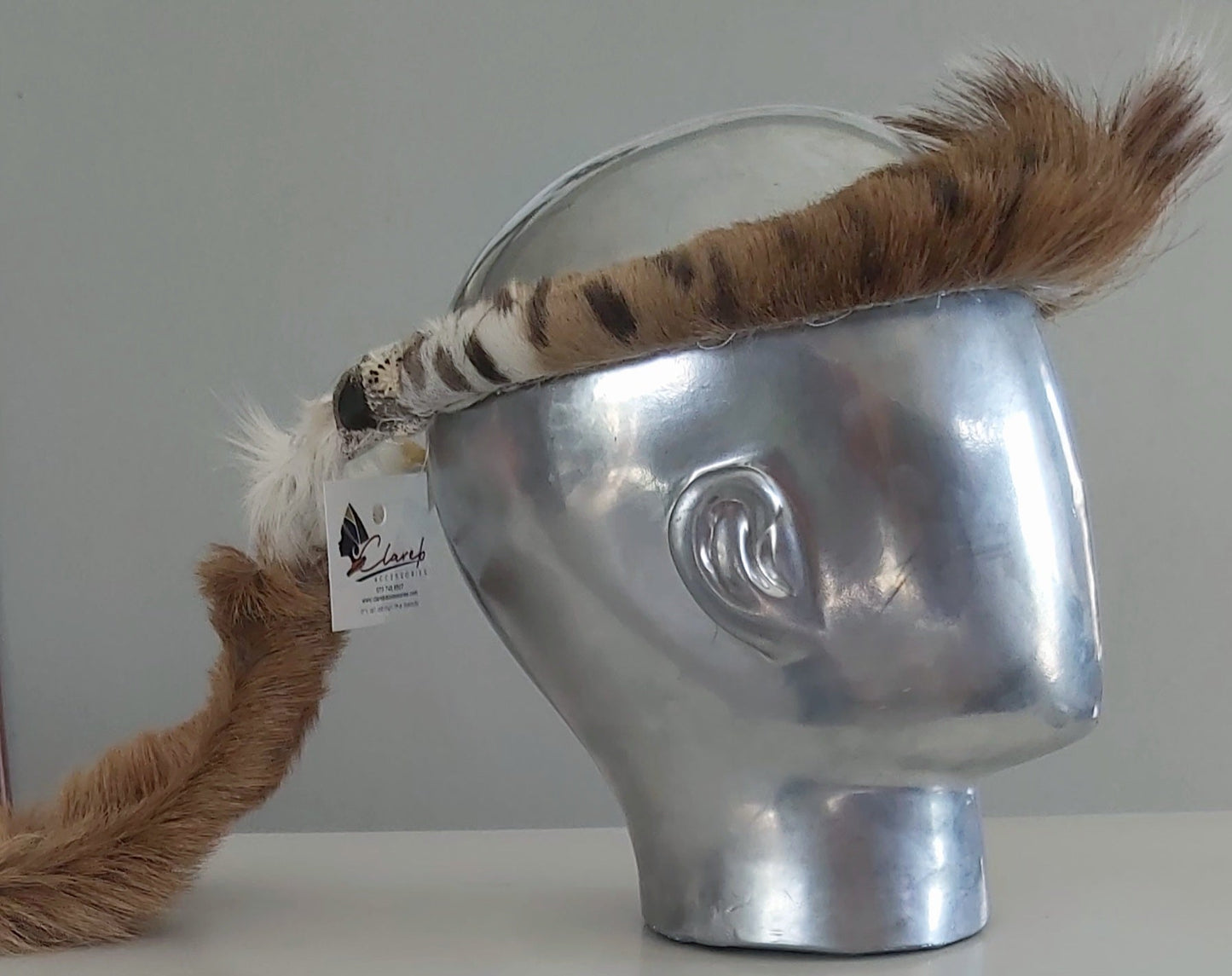 Umqhele Zulu Headgear with 2 Tales