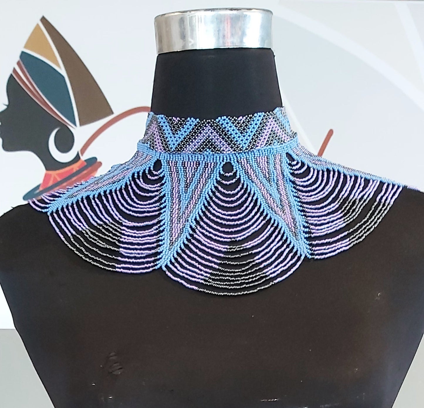 Peacock Neckpiece Medium