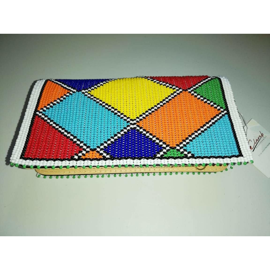 Beaded Wallet (Ndebele pattern)