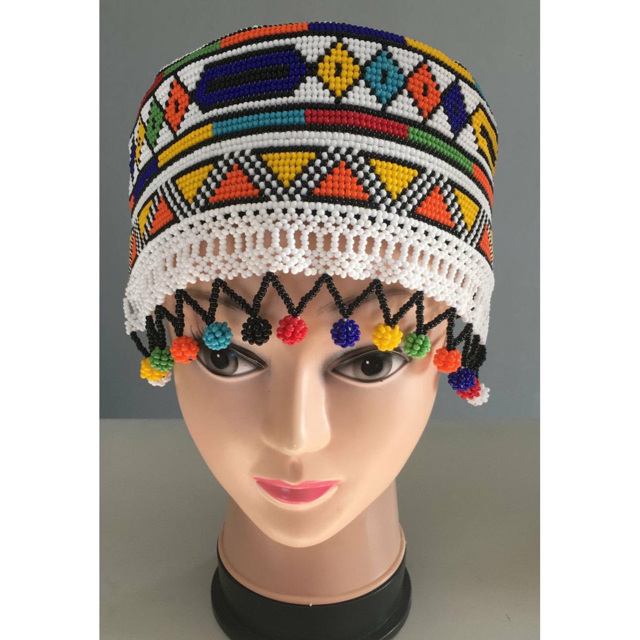 Beaded Crown Hat