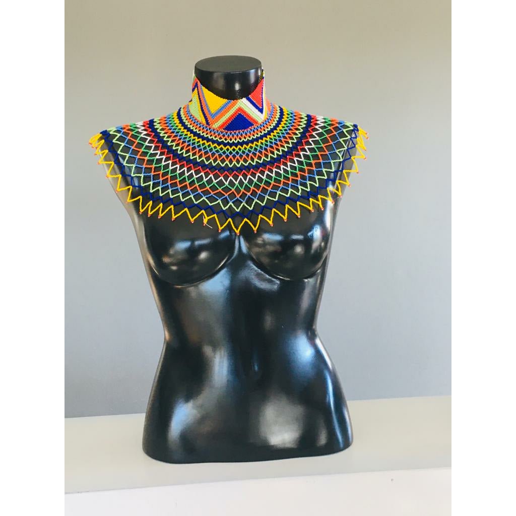 Webneckpiece with High collar