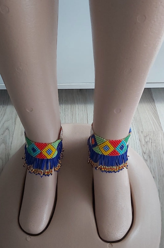 Ankle Beaded Accessories (set of 2)