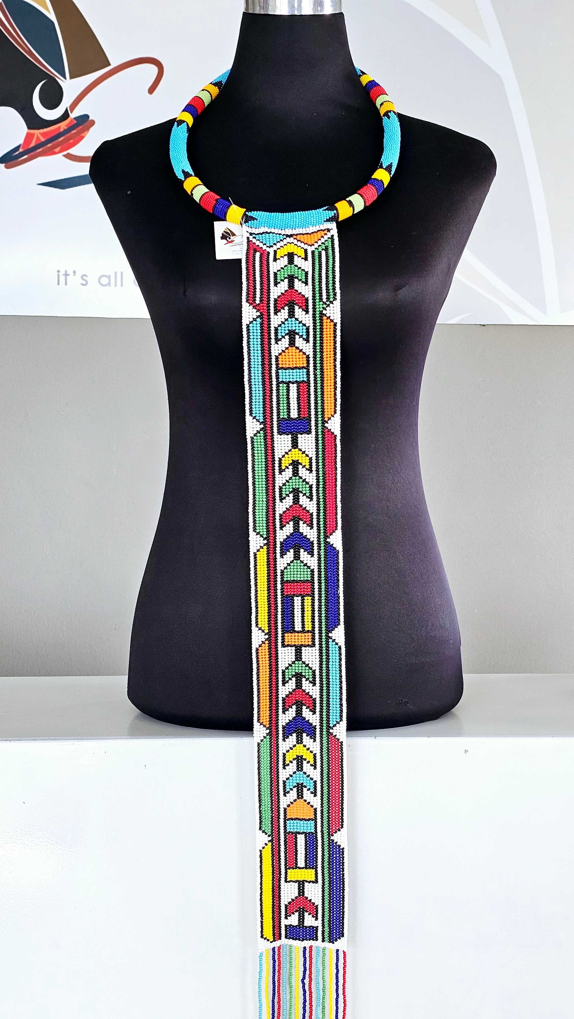 Naso Ndebele Neckpiece – Clareb Accessories