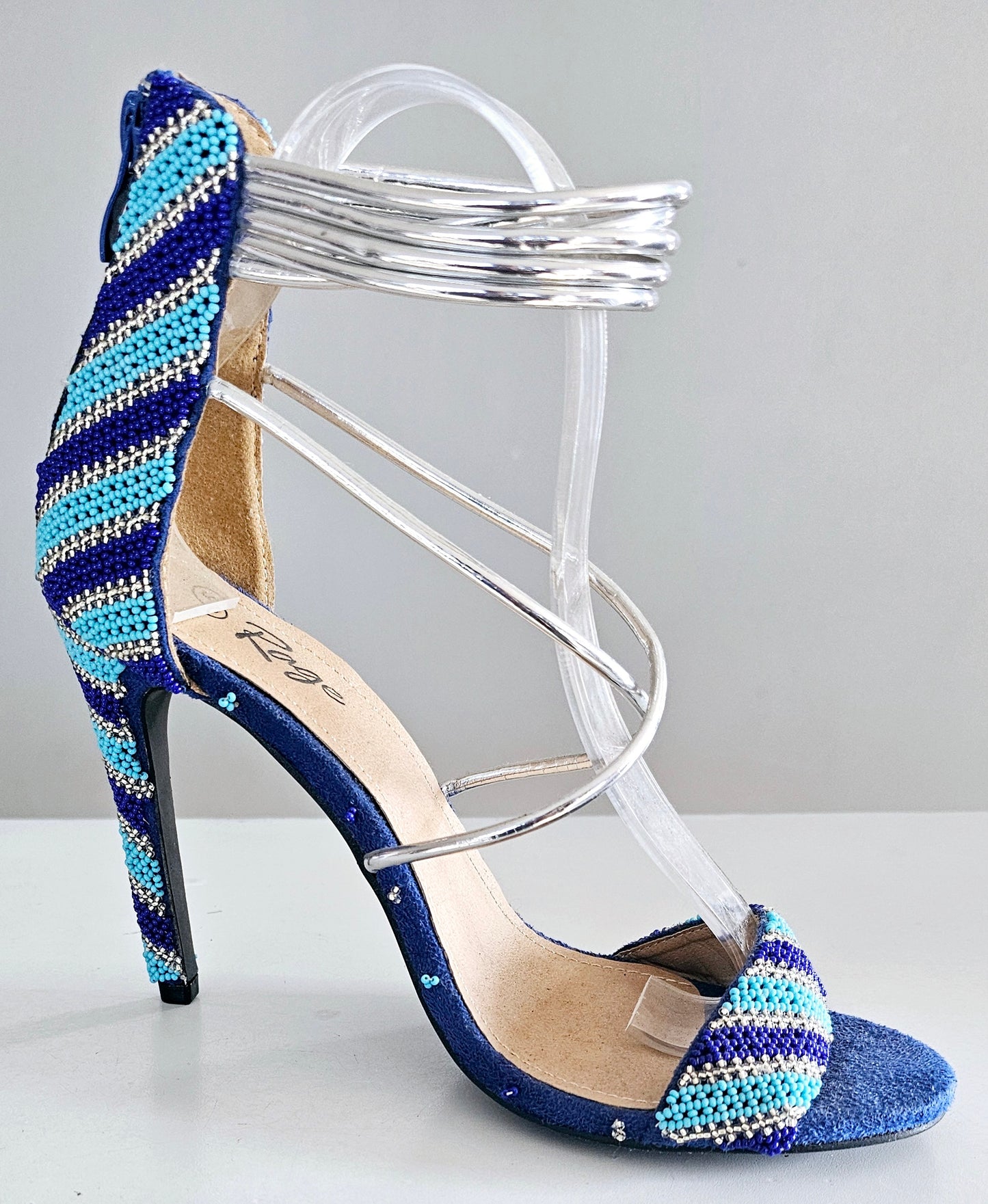 Beaded Shoe Heels