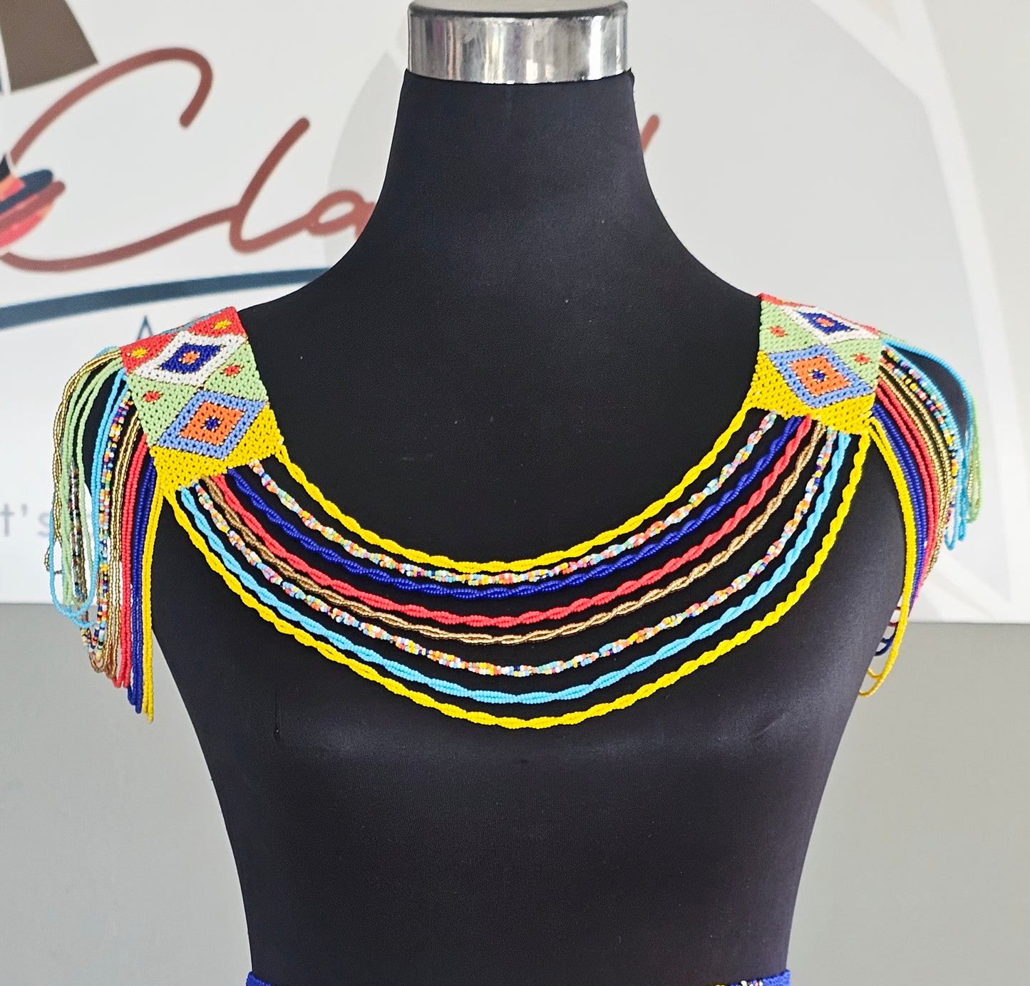 Sapho Beaded Neckpiece