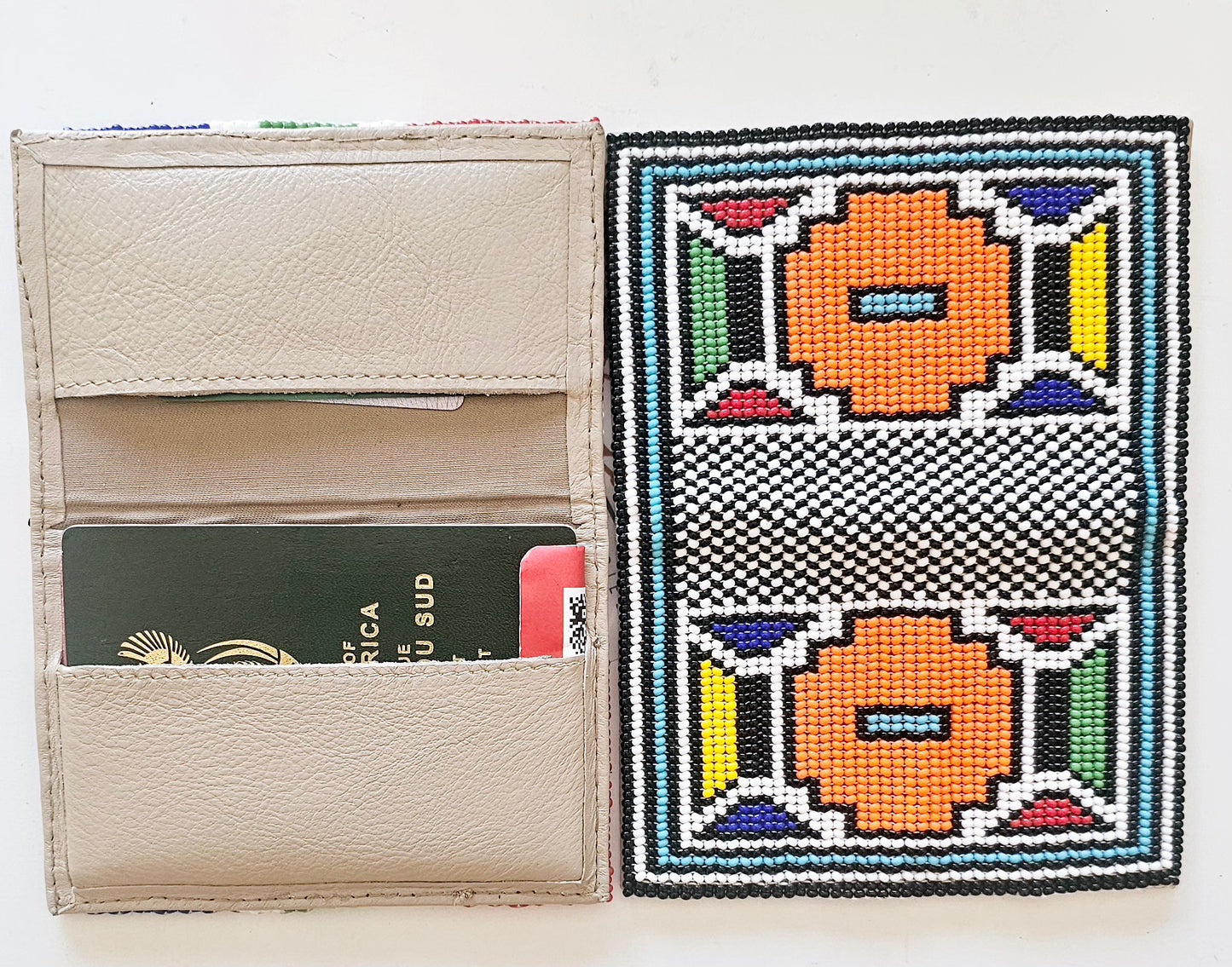 Beaded Passport Cover