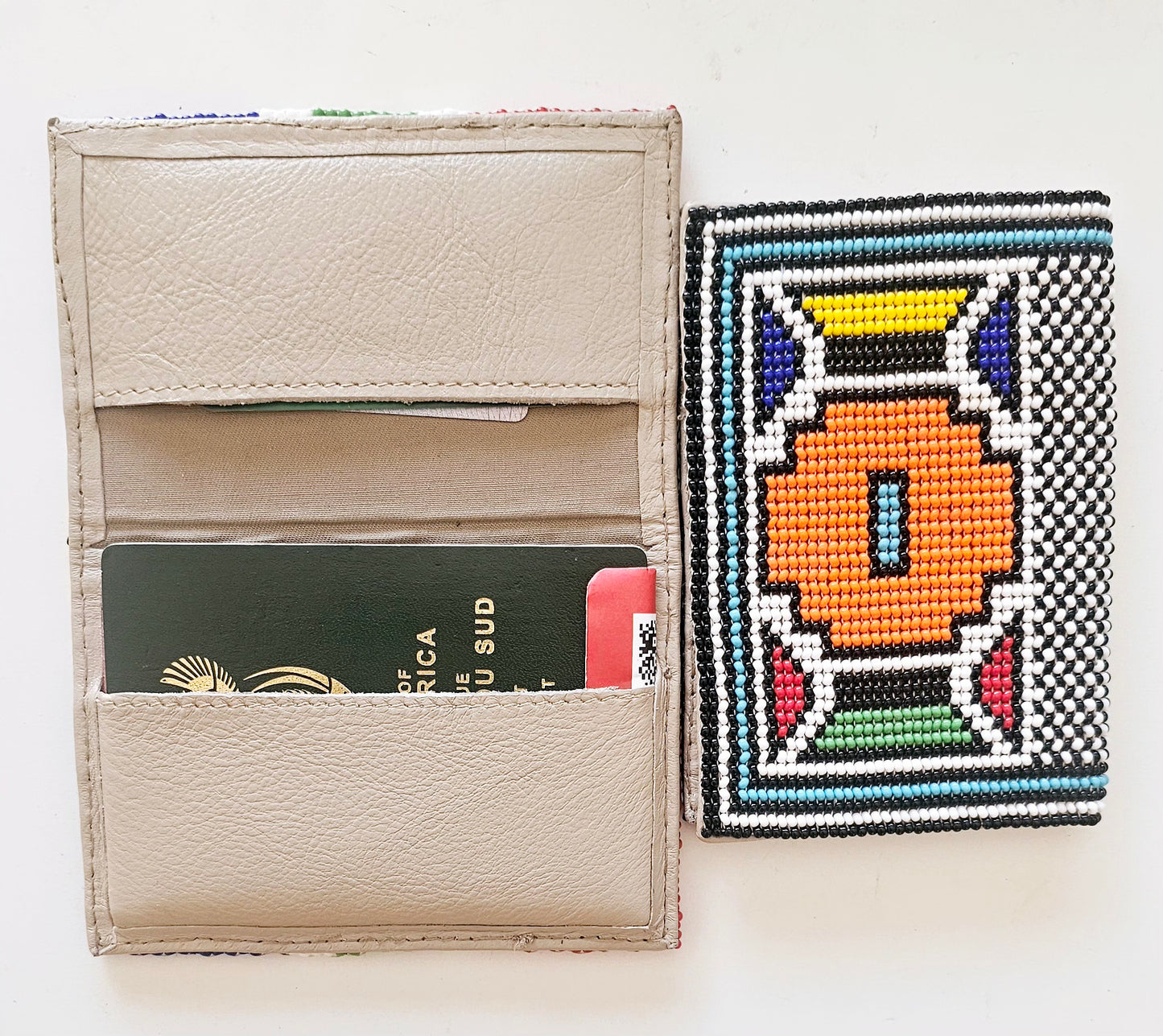 Beaded Passport Cover