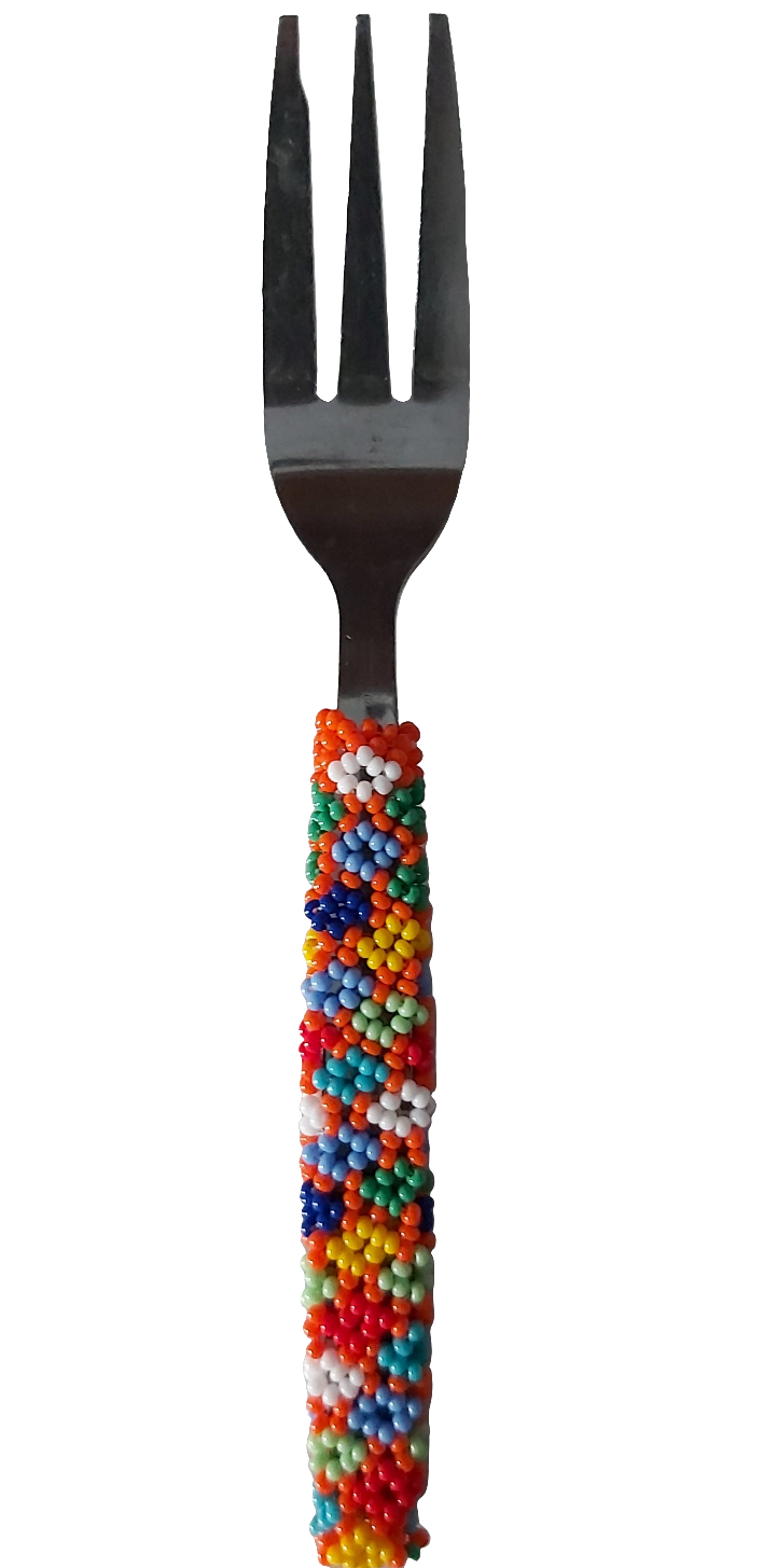 Beaded Dessert Fork