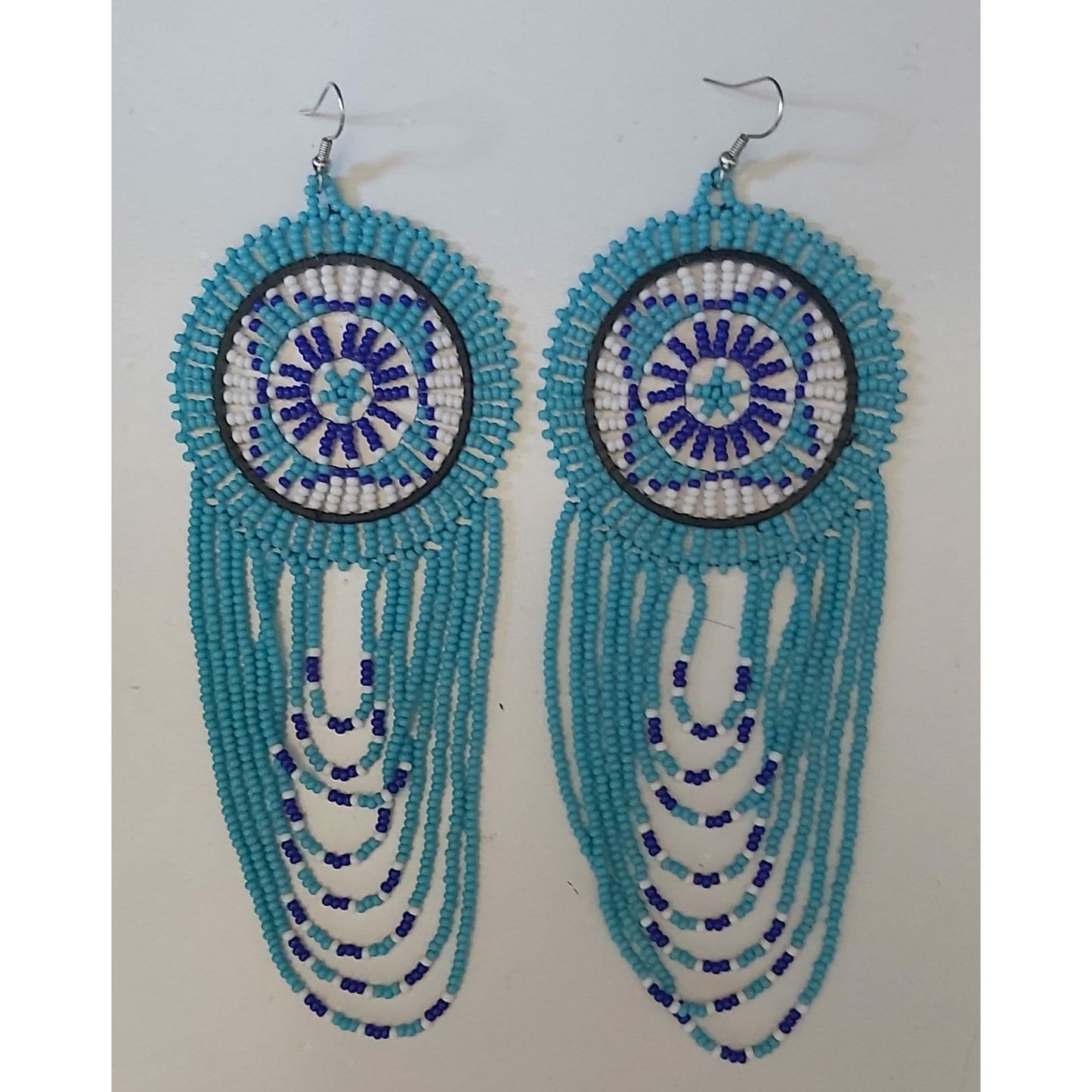 Zulu Circle Tassel Earrings
